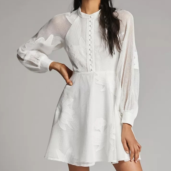 Anthropologie Dresses & Skirts - Anthropologie Sabine Embroidered Mini Dress Ladies Small